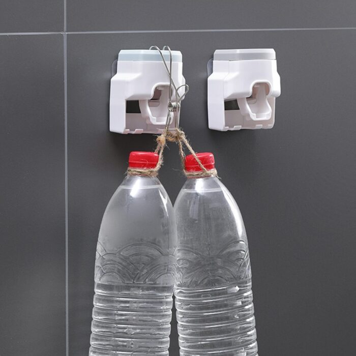Wall Mount Toothpaste Dispenser and Small Toothbrush Holder 5